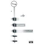 Goujon ajustable pour plaque de perçage Accura pour éléments de guidage / pce