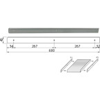Left Worktop Edge Profile / pc