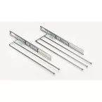 Sliding Towel Rack with 2 Chrome Bars / pc