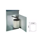 Rondo 2 Swivel Waste Bin 13 Liters White per Piece
