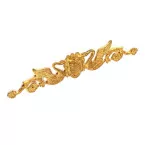 EMPIRE Pattern OB841 Polished Brass 370x65mm per Piece