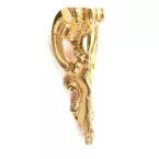 Poot Louis XV OB5193 gepolijst messing 100x40mm / Pce