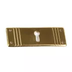 DBB005 Brass Pressed Keyhole Cover per Piece