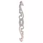 N20 Vertical Iron Keyhole Plate 205x25mm Left / Pc