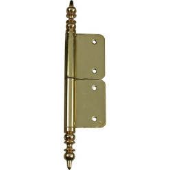 Rustic Mortise Hinge No. 6 Vase No. 3 Polished Lacquered Brass Blade Height 140mm per piece