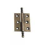 Left Old Bronze Steel Furniture Hinge No. 4 Vase Type 50mm / pc