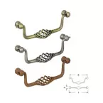 Getwiste vallende greep n°44038 - 42439 geroest / pce