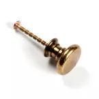 Bouton + rosace 6422 zamak bronze / Pce