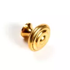 Rustic Knob DU1538 30mm Polished Brass per Piece