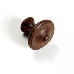 Lyonnais Button DU2004 25mm Waxed Rusted Iron per Piece
