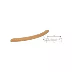 Natural Beech Wood Arch Handle 128mm per piece