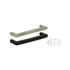 PURE Britannium Square Furniture Handle 128mm Aged Iron per piece