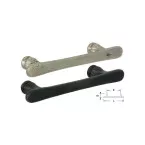 PURE Britannium Ellipse Furniture Handle 128mm White Bronze per piece