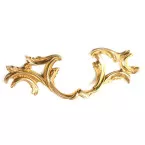 Poignée Louis XV OB128B 160x50mm laiton poli / Pce