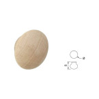 Bouton rond bombé 585 Ø...