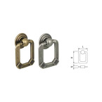 Anneau sur rosace en laiton...