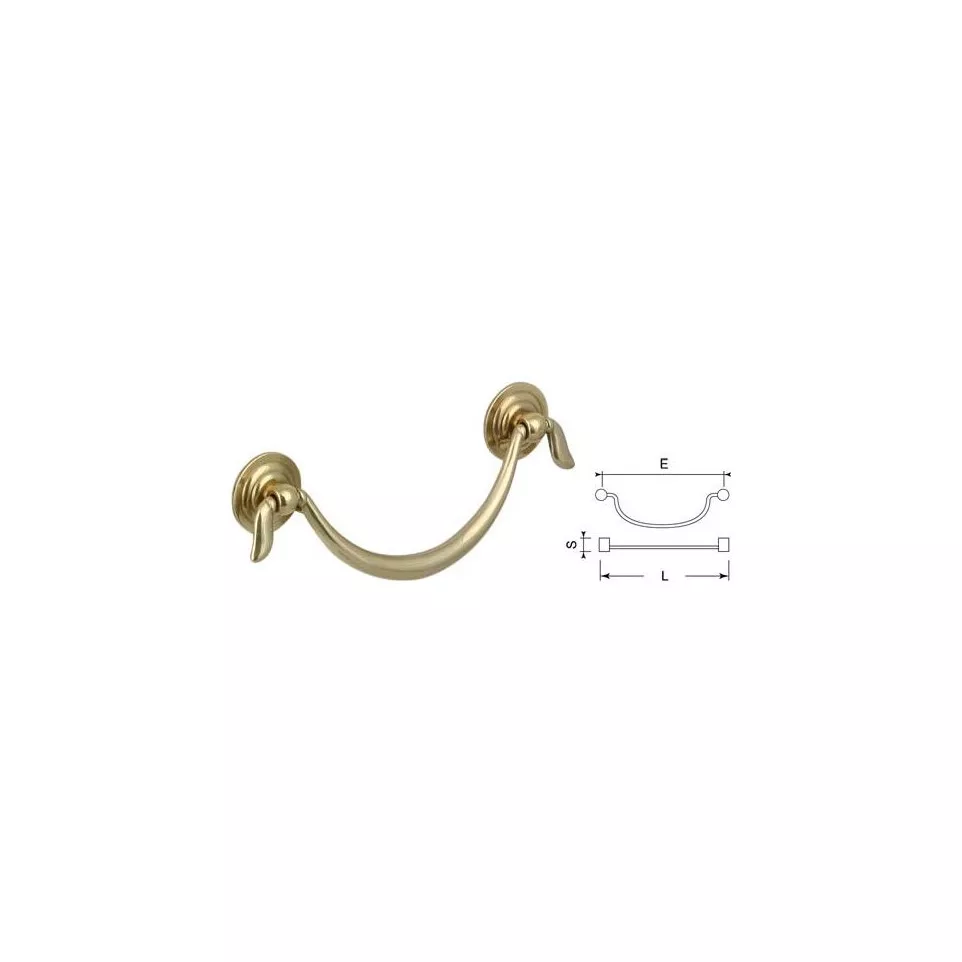 Polished Brass Handle No. 1115 per piece