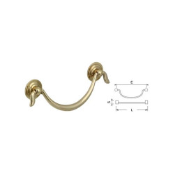 Polished Brass Handle No.1115 per piece