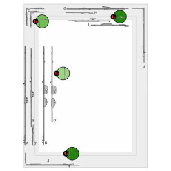 Hoofdsteunverlenging 250mm 8.00625.00.0.1 / pce