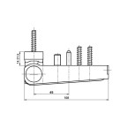 Roto scharnier HTB108-45...