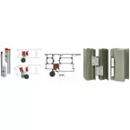 Dr. Hahn clamp hinge for 16 mm groove profile Aliplast raw for painting / pc