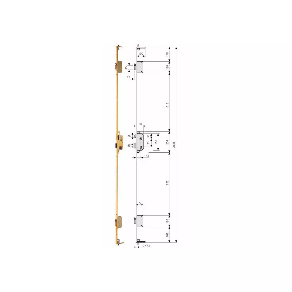 U-shaped Cap for TESA Security Locks...