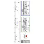 AS4350 3-punts multislot met hendelbediening 55/72 B002 / pce