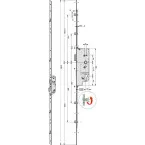 R4 LIFT meerpuntslot met 4 ronde hendels F16/55/72 2285mm / pce