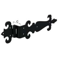 Decorative Angled Hinge No. 38 per piece