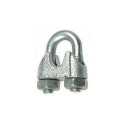 Serre-cable zingué pour câble de Ø8mm / 2pce