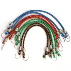 Elastic Cords 25cm with Hooks (8 Pack)