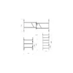 Altrex Folding Scaffold Component 6 Rungs per Piece