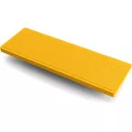 cales de vitrage en plastique 100x60x4mm Jaune / 500pce