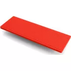 cales de vitrage en plastique 100x60x3mm Rouge / 500pce