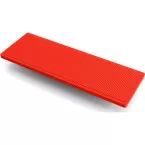 cales de vitrage en plastique 100x44x3mm Rouge / 500pce
