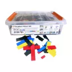 cales d'écartement 50x22mm et 100x22mm épaisseur 1 à 5mm / 520pce