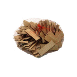 Platte blokjes in beuk 80x26x1mm naturel / 200pce