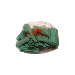 Cales plates en hêtre 80x22x3mm vert / 100pce