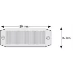Cales plates universelles 50x16x1,3mm / 1000pce