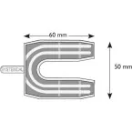 Flat Fork Spacers with Pre-Cut Notch 60x50mm / 600 pieces