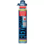 Mousse PU Soudal Flexifoam pistolable 750ml click & fix / 750ml