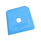 Blue Hard Silicone Smoothing Tool per piece
