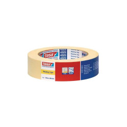 Rouleau masking tape Tesa 4323 jaune clair 19mm / 50m
