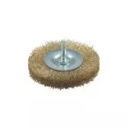 Brass Coated Crimped Wire Circular Brush per piece