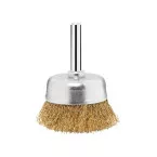 Brosse boisseau à fils ondulés laitonnés / pce