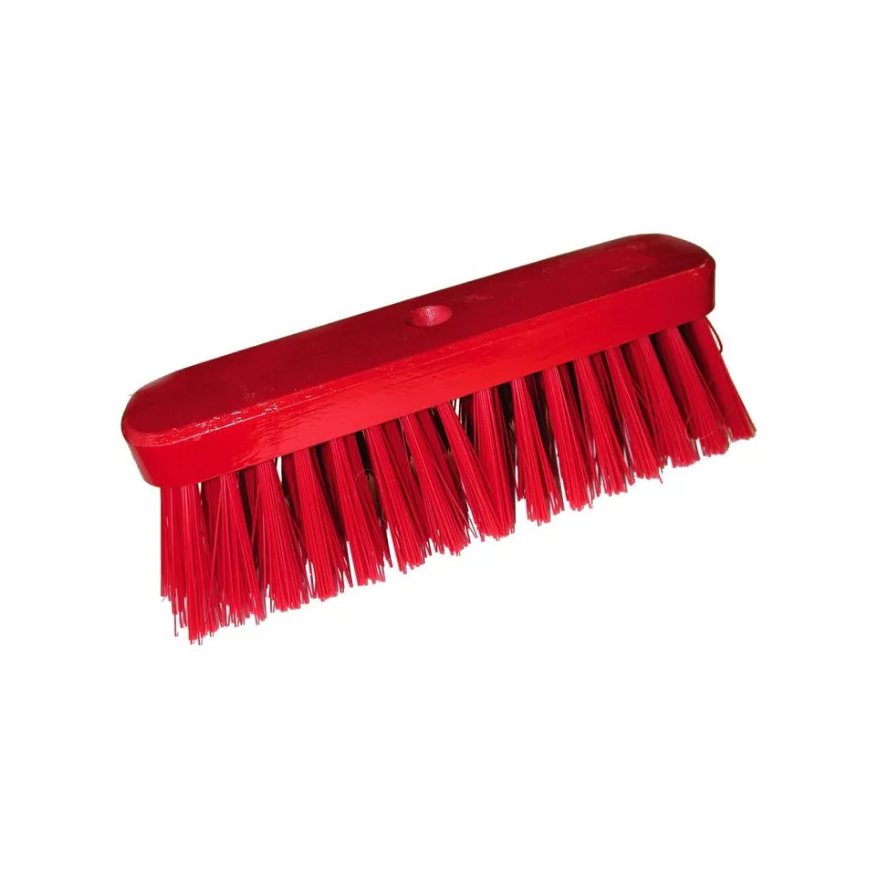 Brosse de rue nylon rouge 290mm / pce