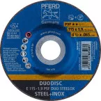 Disque Pferd Duodisc à tronçonner et ébavurer 115x1,9mm / pce