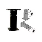 Extension for floor and wall magnetic retainer for retainer 835128 and 835136 / pc