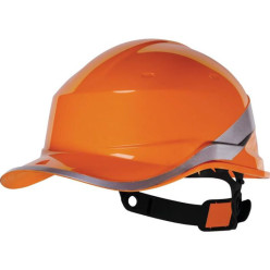Casque ajustable serrage bouton  Diamond V orange / pce