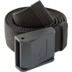 Riem stretch met anti-kras gesp zwart Jobman 9282 120cm / pce